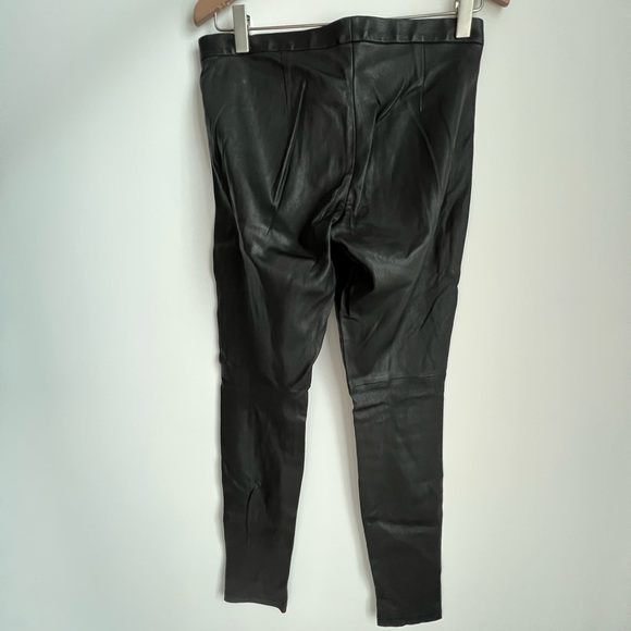 Theory Lambskin Trousers - Picture 4 of 5